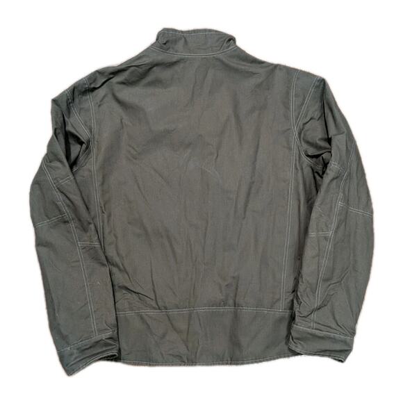 Kuhl Burr Vintage Patina Dye Canvas Jacket Mens Size XL Olive Green Jacket Coat - Picture 2 of 13